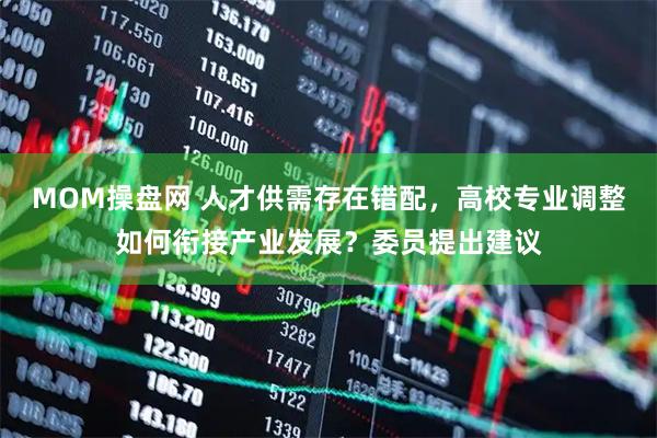 MOM操盘网 人才供需存在错配，高校专业调整如何衔接产业发展？委员提出建议